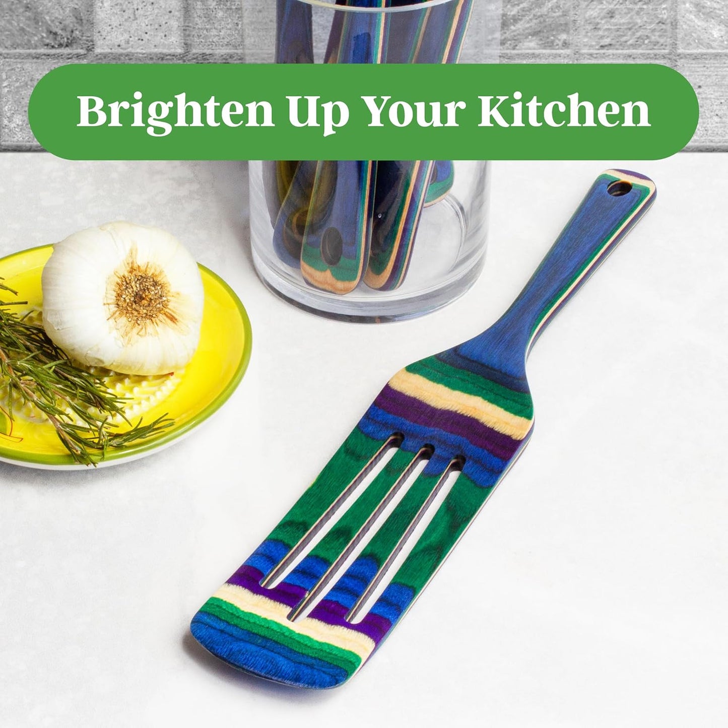 Baltique Mumbai Collection 8" Spreading Knife in Colored Birch Wood