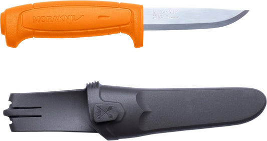 Craftline Basic 511 High Carbon Steel Fixed Blade Utility Knife and Combi-Sheath, 3.6-Inch Blade