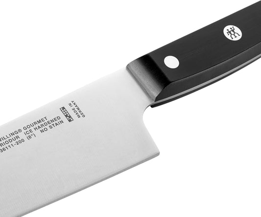 Gourmet 8-inch Razor-Sharp German Carving/Slicing Knife, Made in Company-Owned German Factory with Special Formula Steel perfected for almost 300 Years, Dishwasher Safe