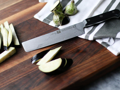 Gourmet 8-inch Razor-Sharp German Carving/Slicing Knife, Made in Company-Owned German Factory with Special Formula Steel perfected for almost 300 Years, Dishwasher Safe