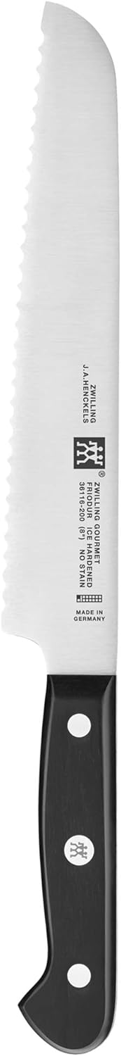 Gourmet 8-inch Razor-Sharp German Carving/Slicing Knife, Made in Company-Owned German Factory with Special Formula Steel perfected for almost 300 Years, Dishwasher Safe