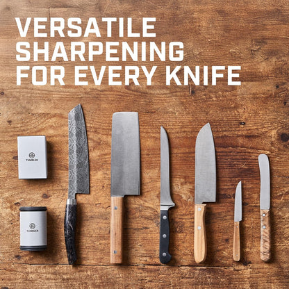 The Original Rolling Knife Sharpener™ (Wood)