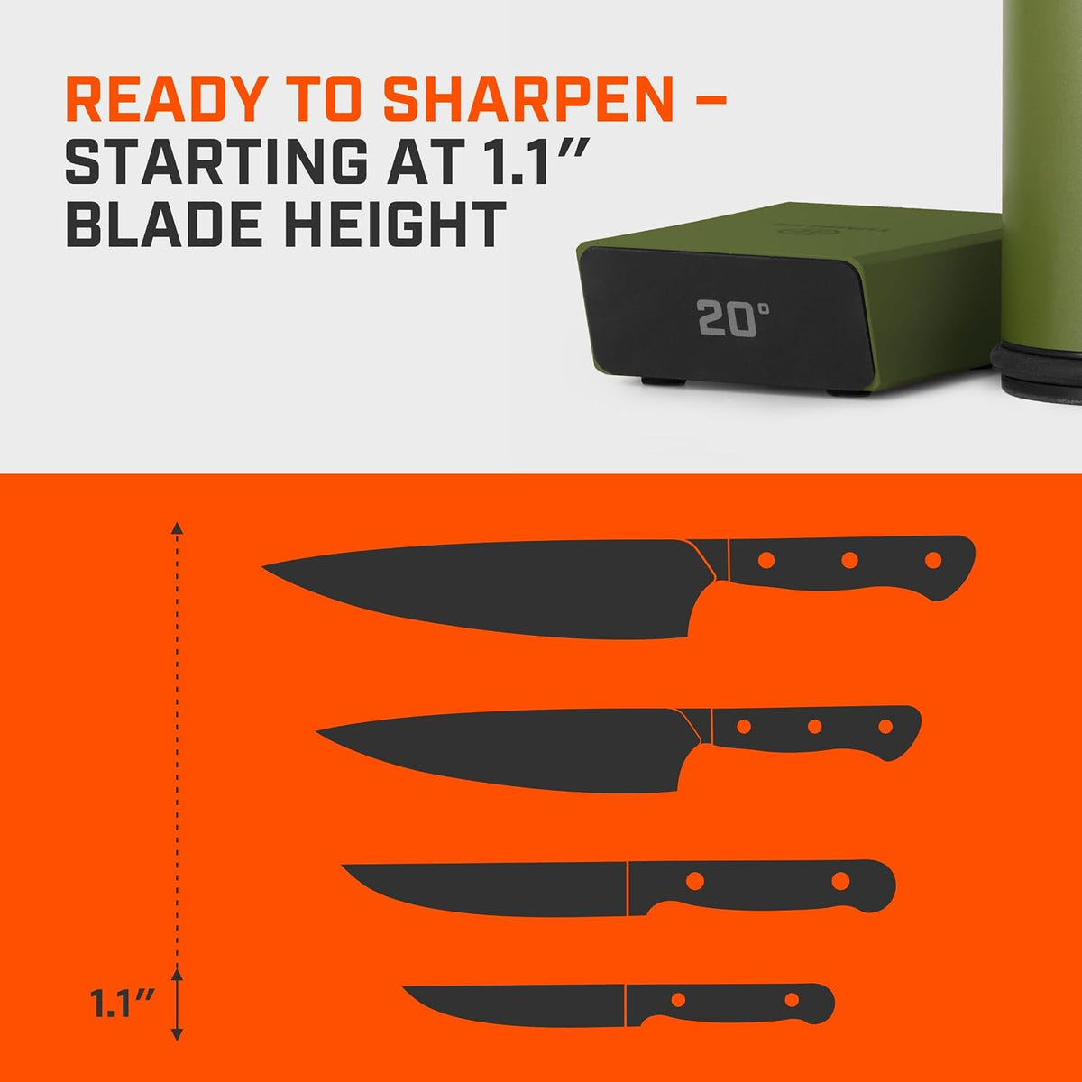The Original Rolling Knife Sharpener™ (Wood)