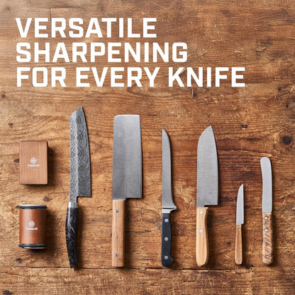 The Original Rolling Knife Sharpener™ (Wood)