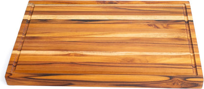 Butcher Block Table Top, End Grain Wood Cutting Board, Butchers Block, Hardwood Cutting Board, Butcher Block Countertops, Teak Wood (19 x 12 x 1.2)