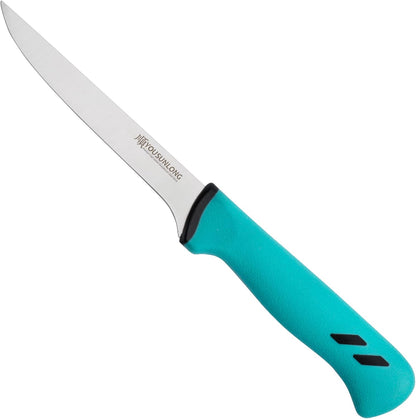 Curved Boning Knife for Meat Cutting - 6 Inch - Premium High-carbon Molybdenum Steel Flexible Curved Blade - Butcher's Kitchen Boning Knife - Ergonomic & Non-slip Handle