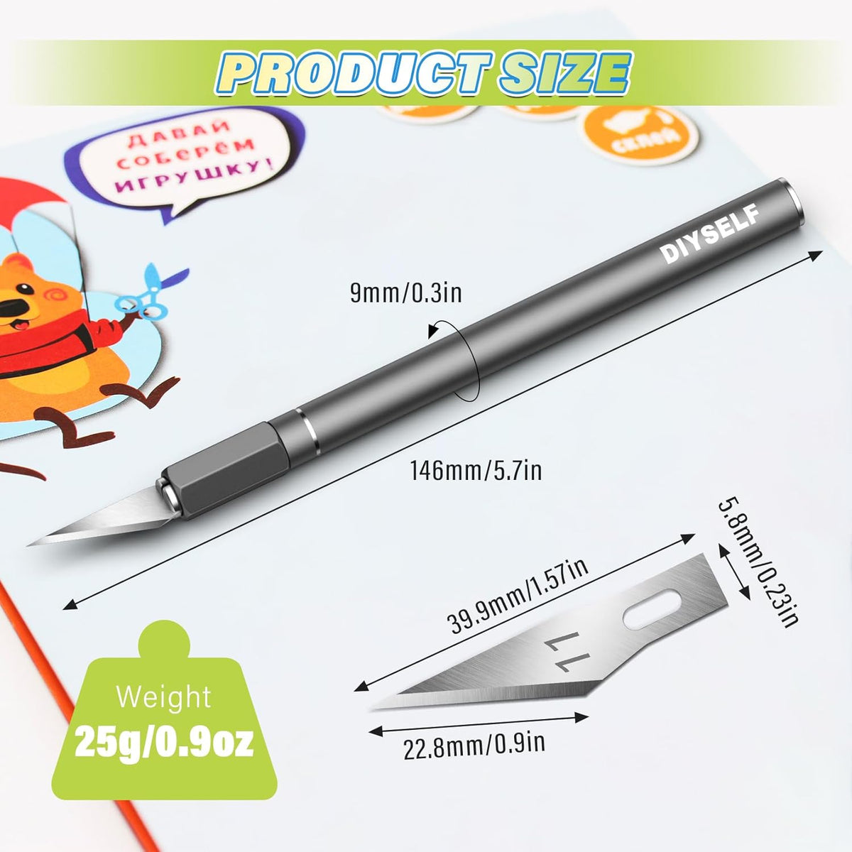 Exacto Knife 12 Pcs Exacto Knife Set with Case for Crafting