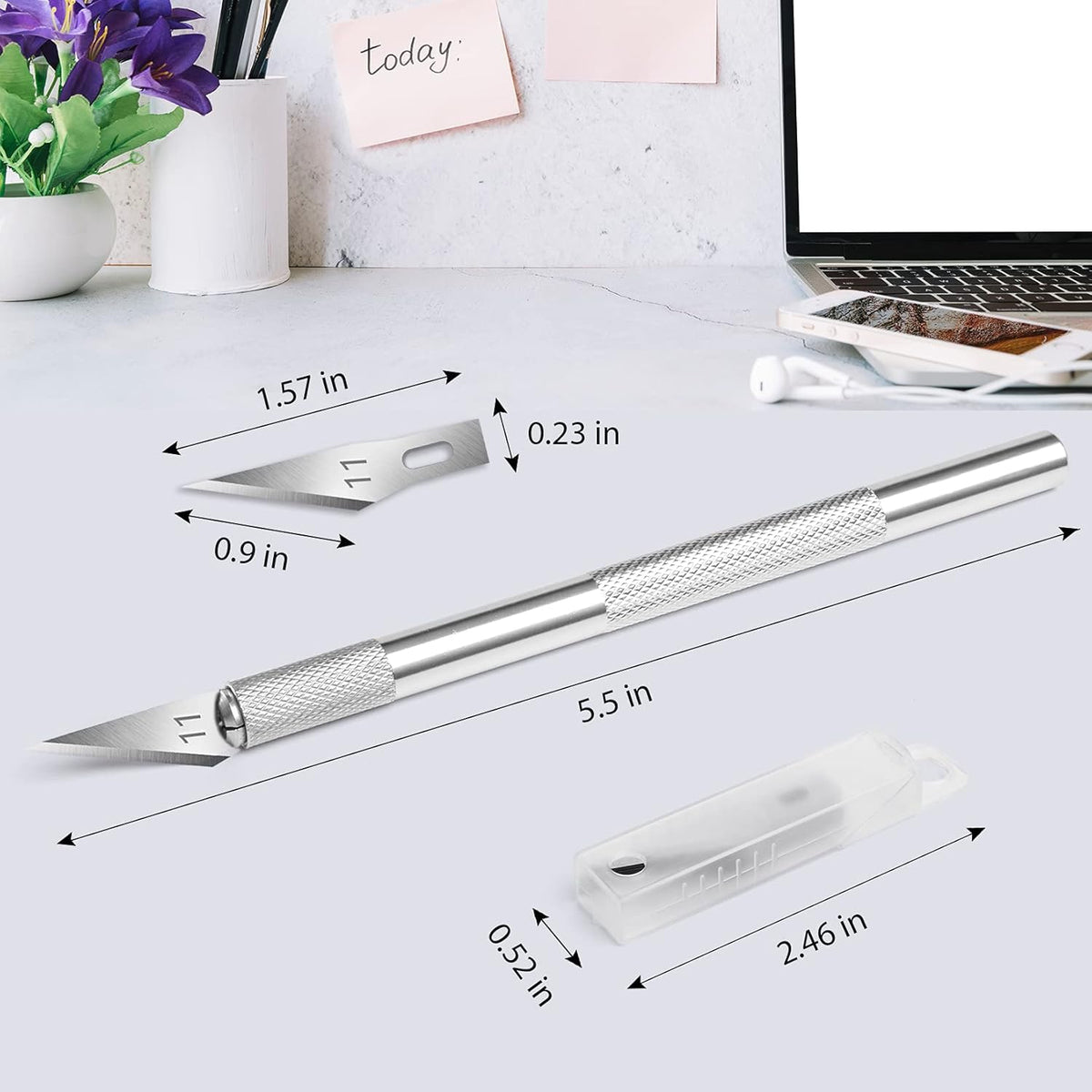 Exacto Knife 12 Pcs Exacto Knife Set with Case for Crafting