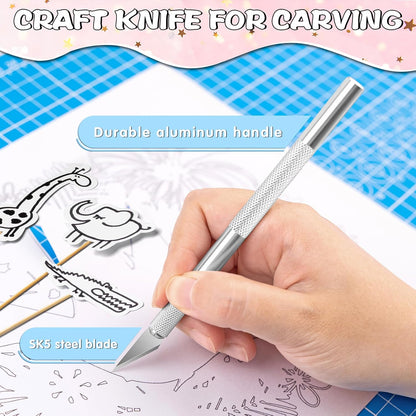 Exacto Knife 12 Pcs Exacto Knife Set with Case for Crafting