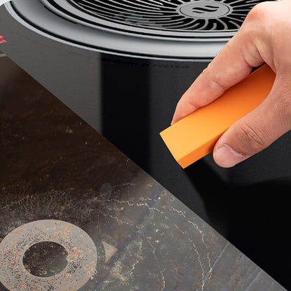 2pcs Heavy Duty Kitchen Cleaning Tool for Stubborn Limescale and Rust Removal, Orange