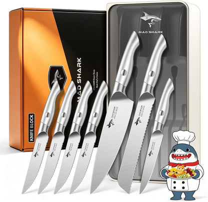 Kitchen Knife Set,5PCS High Carbon Stainless Steel Chef Knife Set