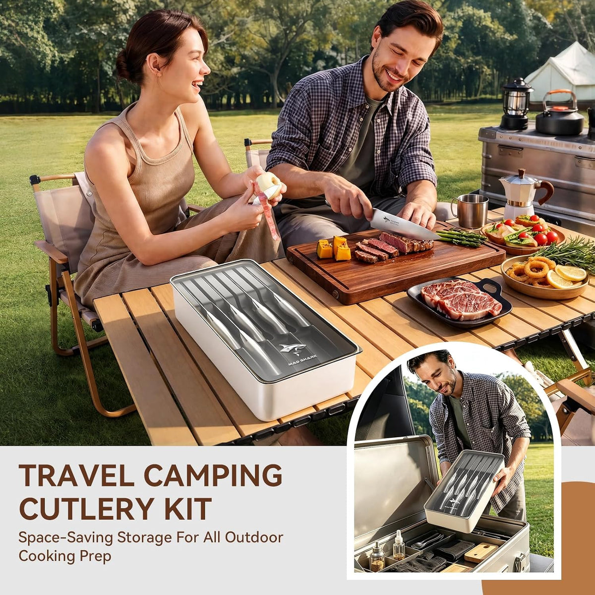 Kitchen Knife Set,5PCS High Carbon Stainless Steel Chef Knife Set