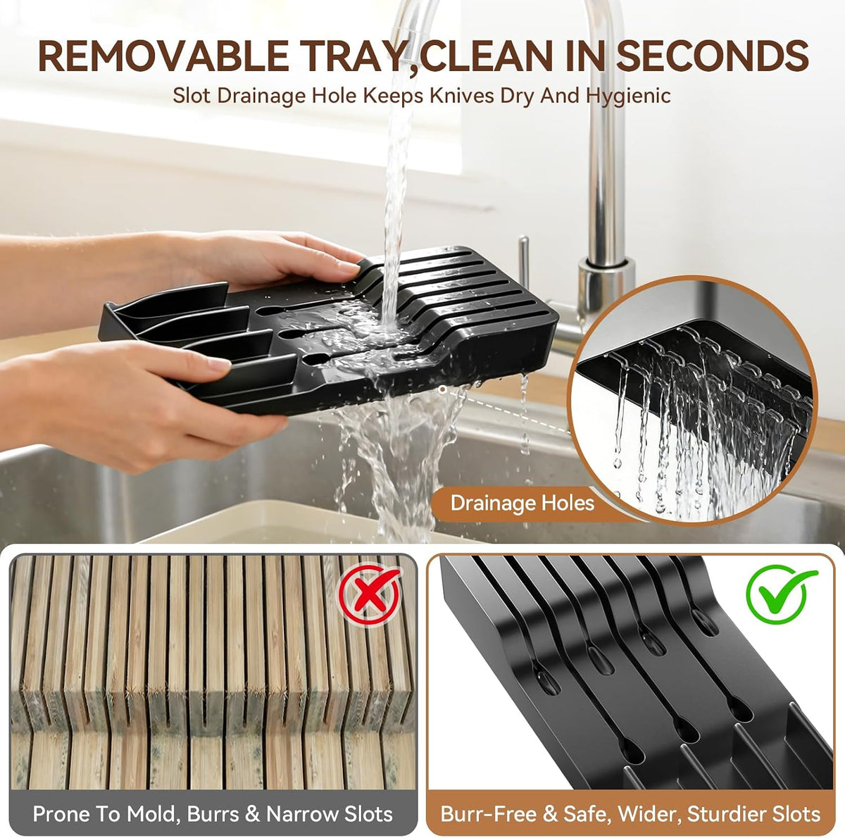 Kitchen Knife Set,5PCS High Carbon Stainless Steel Chef Knife Set