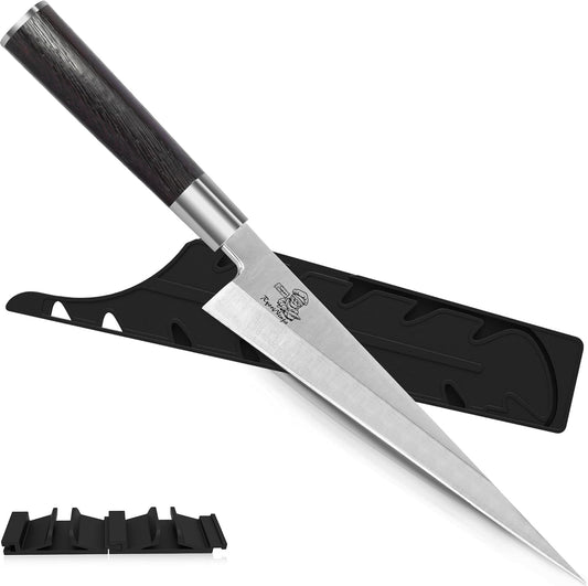 Dexter Fish Fillet Knife 8.5 inch Japanese Steel Honesuki, Professional stainless Steel Kitchen Chef Boing Knife for cooking with Gift Box for Men and Women (8.5" Fillet)