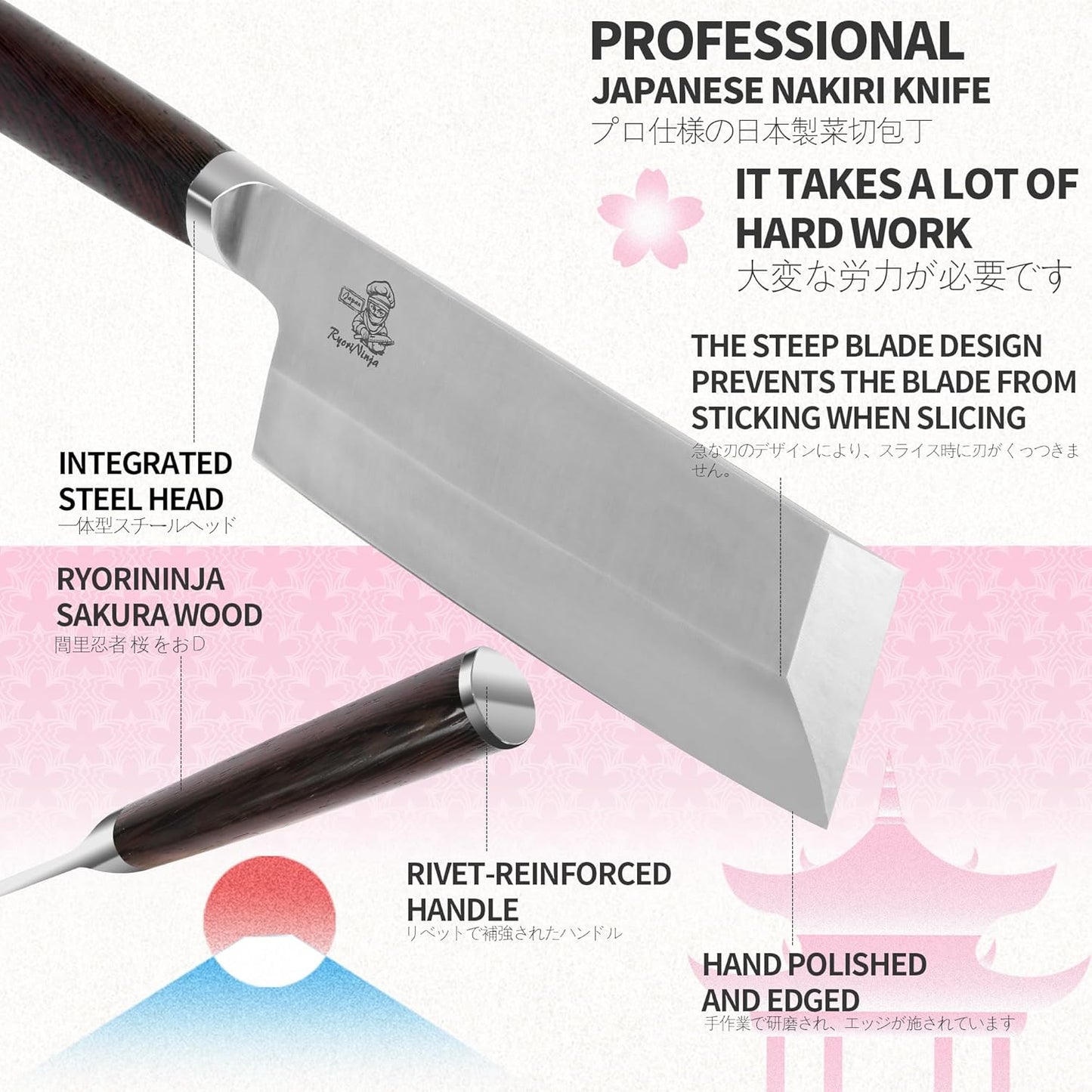 Dexter Fish Fillet Knife 8.5 inch Japanese Steel Honesuki, Professional stainless Steel Kitchen Chef Boing Knife for cooking with Gift Box for Men and Women (8.5" Fillet)