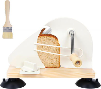 Manual Bread Slicer for Homemade Sourdough Adjustable Thickness