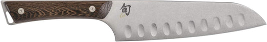 Kanso 5 Piece Block Set | Includes 3.5" Paring, 7" Santoku, 6" Utility Knives and More, Handcrafted, AUS10A Stainless Steel Blades, Tagayasan Handle