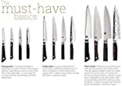 Kanso 5 Piece Block Set | Includes 3.5" Paring, 7" Santoku, 6" Utility Knives and More, Handcrafted, AUS10A Stainless Steel Blades, Tagayasan Handle
