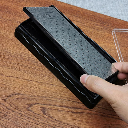 Diamond Sharpening Stone, 5 Pcs Knife Sharpening Stone for Kitchen Sharpening, Diamond Lapping Plate Coarse/Medium/Fine Grit Sharpener, 320/600/1000/2000/3000 Grit