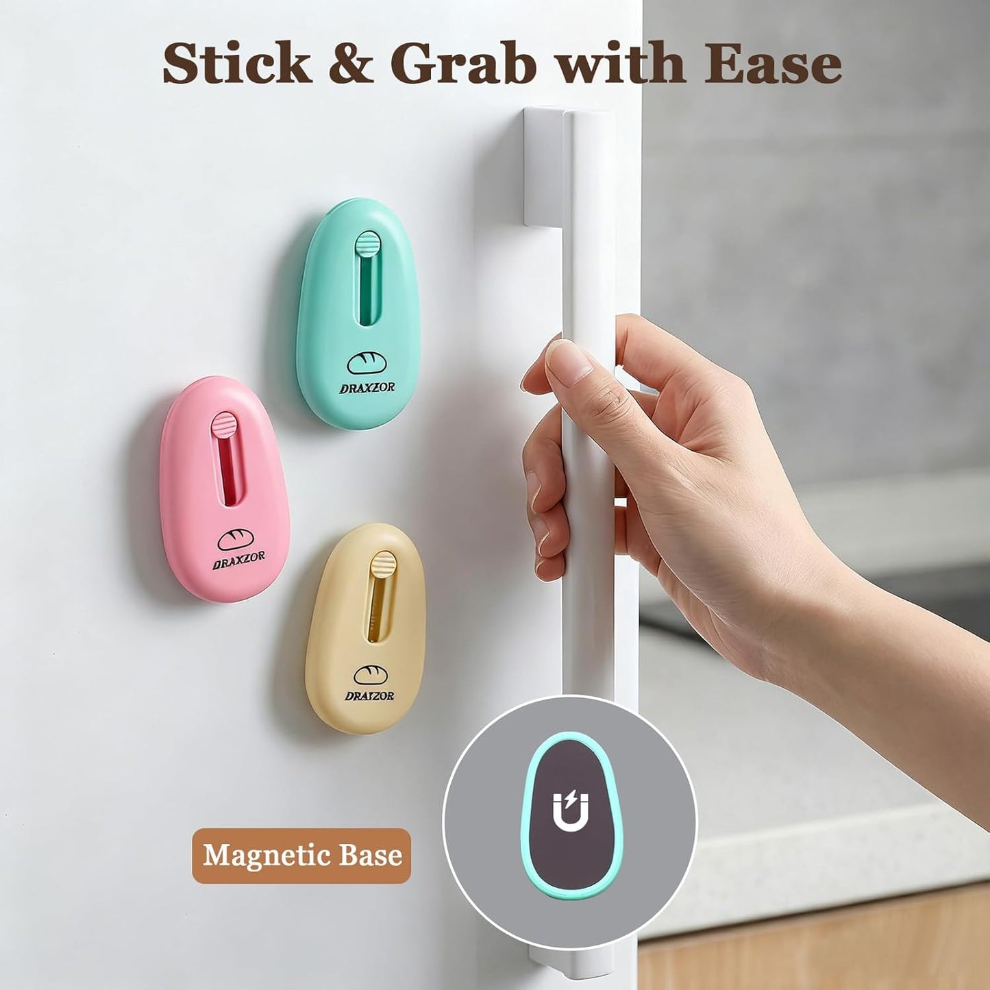 3-Pack Bread Lame, Professional Sourdough Scoring Tool Set | Ergonomic Bread Scoring Tool with Magnetic Base, Includes 10 Replacement Razor Blades & Scoring Patterns Booklet