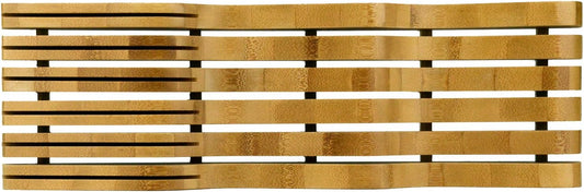 Organic Bamboo Knife Block Organizer, In- Drawer Premium Bamboo Wood Knife Storage Block - Holds Up To 16 Knives