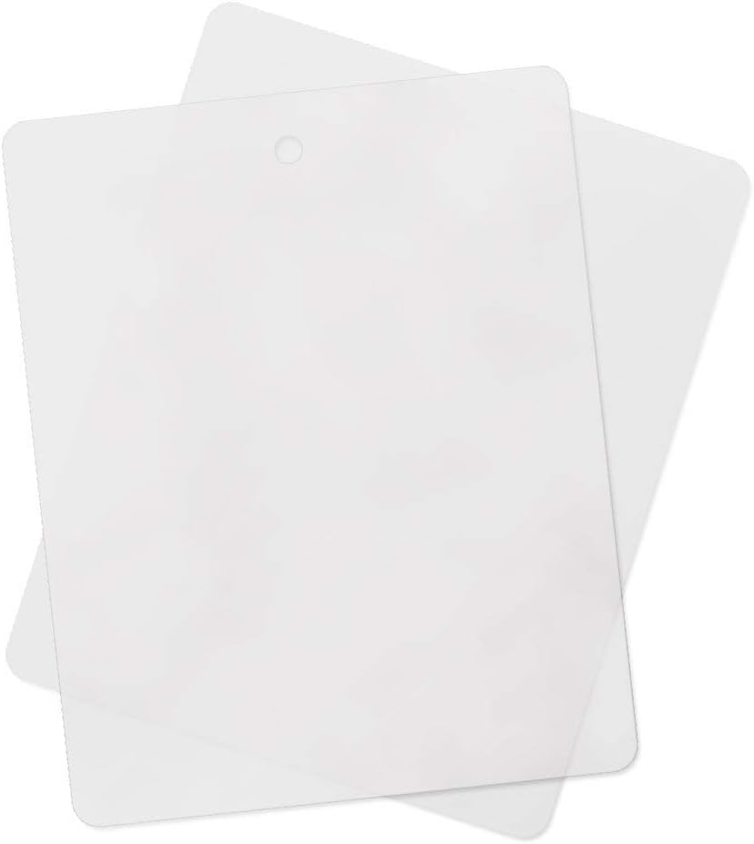 4-Pack Thin Flexible Kitchen Cutting Board Chopping Mat, 12" x 15"