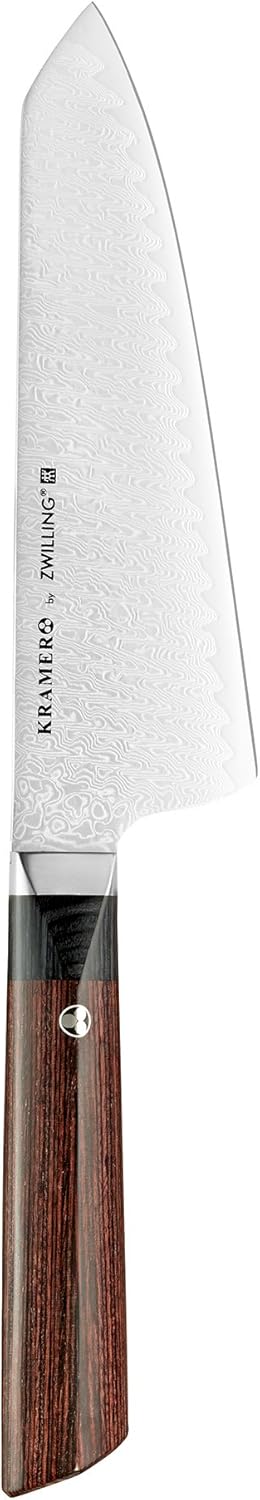 KRAMER Meiji 7-inch Razor-Sharp German Santoku Knife, Made in Company-Owned German Factory with Special Formula Steel perfected for almost 300 Years
