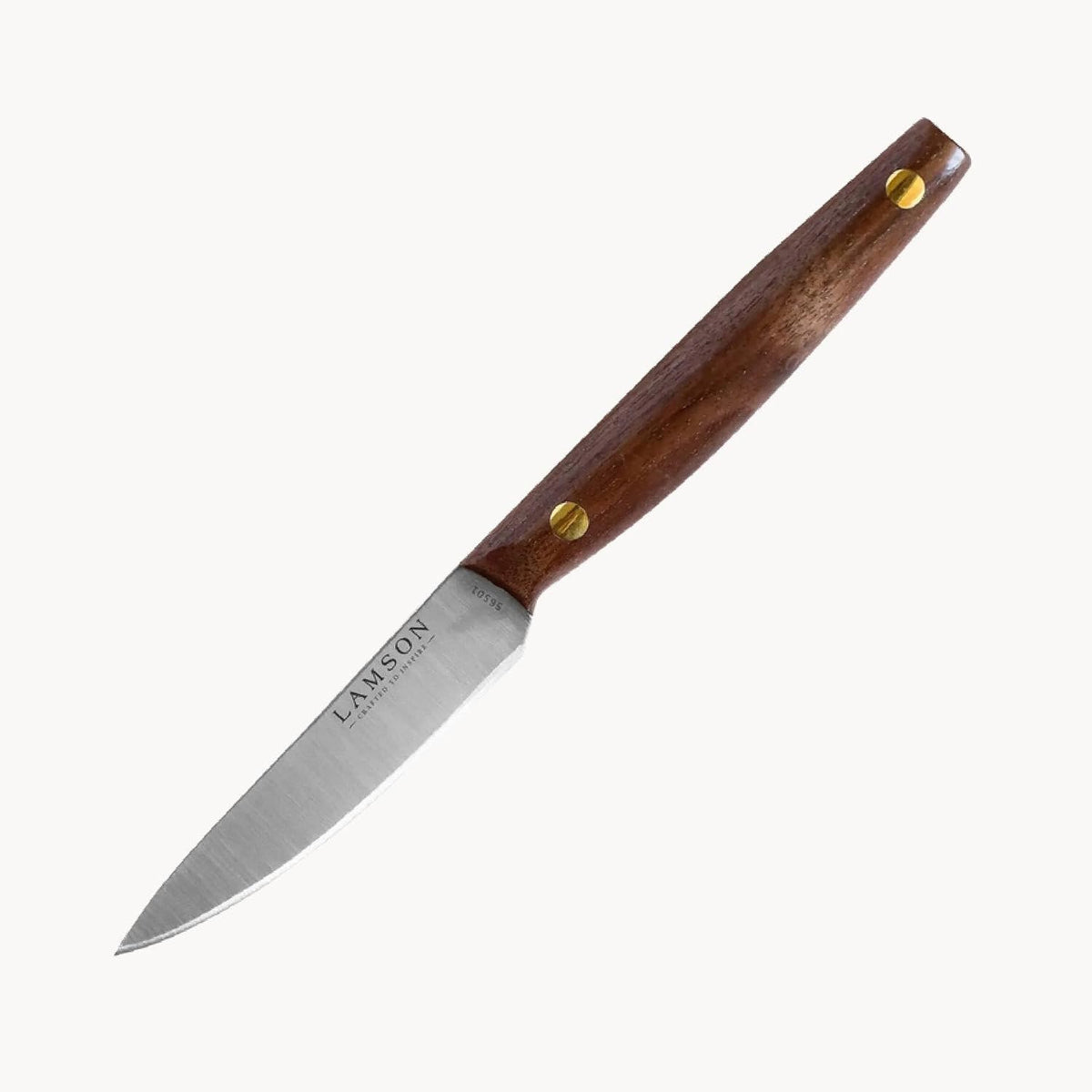 Lamson Grandma's 3.5 In Paring Knife with Walnut Handle, Half-Tang
