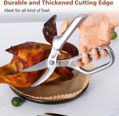 8.5" Kitchen Shears Heavy Duty Forged Stainless Steel Scissors