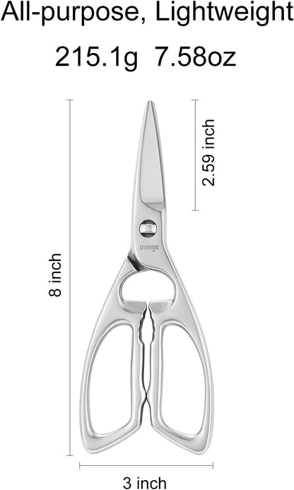 8.5" Kitchen Shears Heavy Duty Forged Stainless Steel Scissors