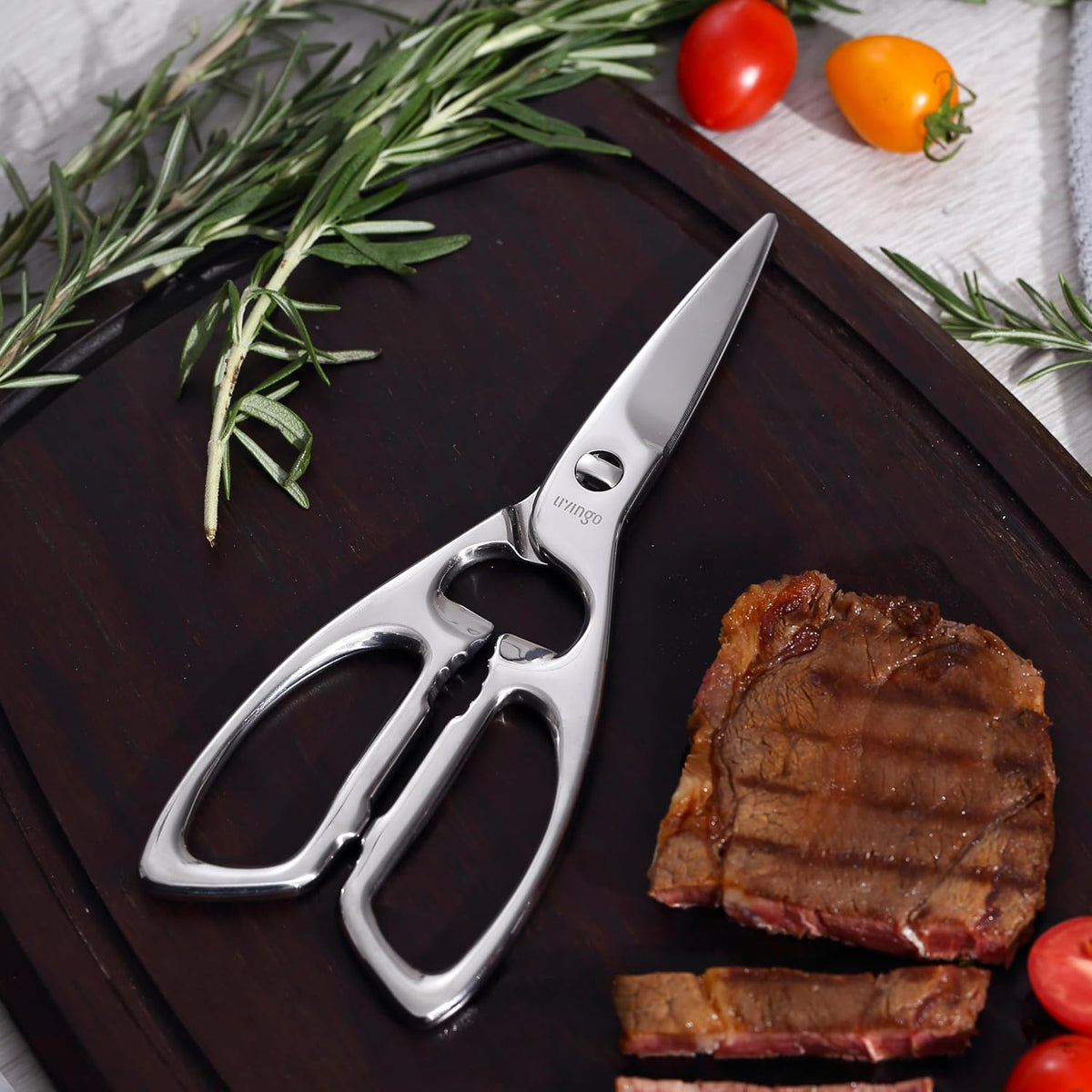 8.5" Kitchen Shears Heavy Duty Forged Stainless Steel Scissors