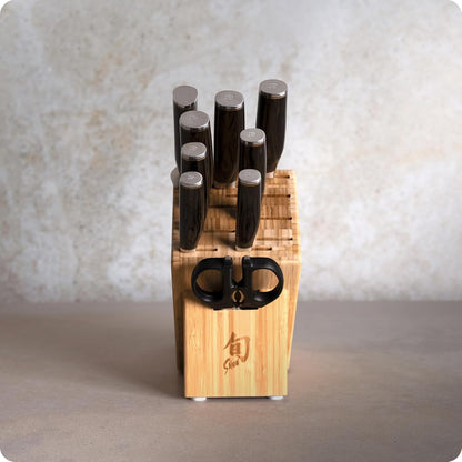 Premier 10-Piece Knife Block Set, Damascus Steel, Pakkawood