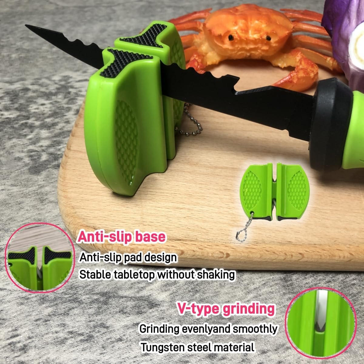 Fillet Knife, 7 Inches Professional Filet Knife for Fish, Stainless Steel Blade Fishing Knifes with Sharpener and Cutting Resistant Gloves, Fishing Stuff, Fishing Accessories, Green