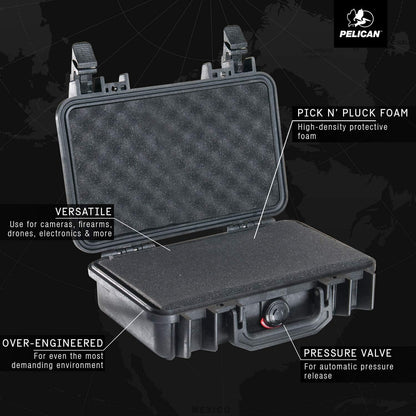 1170 Case With Foam (Black)
