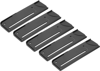 2Pcs PP Universal Knife Cover, Knife Protector Sleeve for 7" Nakiri Knife Guard Cover for Kitchen, Dining Room, Black
