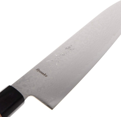 Japanese Chef Knife Damascus ZA18 69 Layer Octagonal Walnut Handle, Gyuto 8.3-inch (210mm)