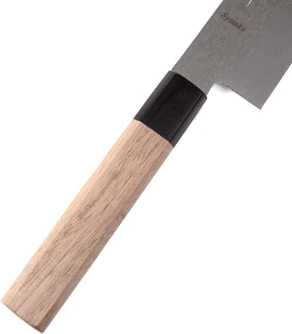 Japanese Chef Knife Damascus ZA18 69 Layer Octagonal Walnut Handle, Gyuto 8.3-inch (210mm)