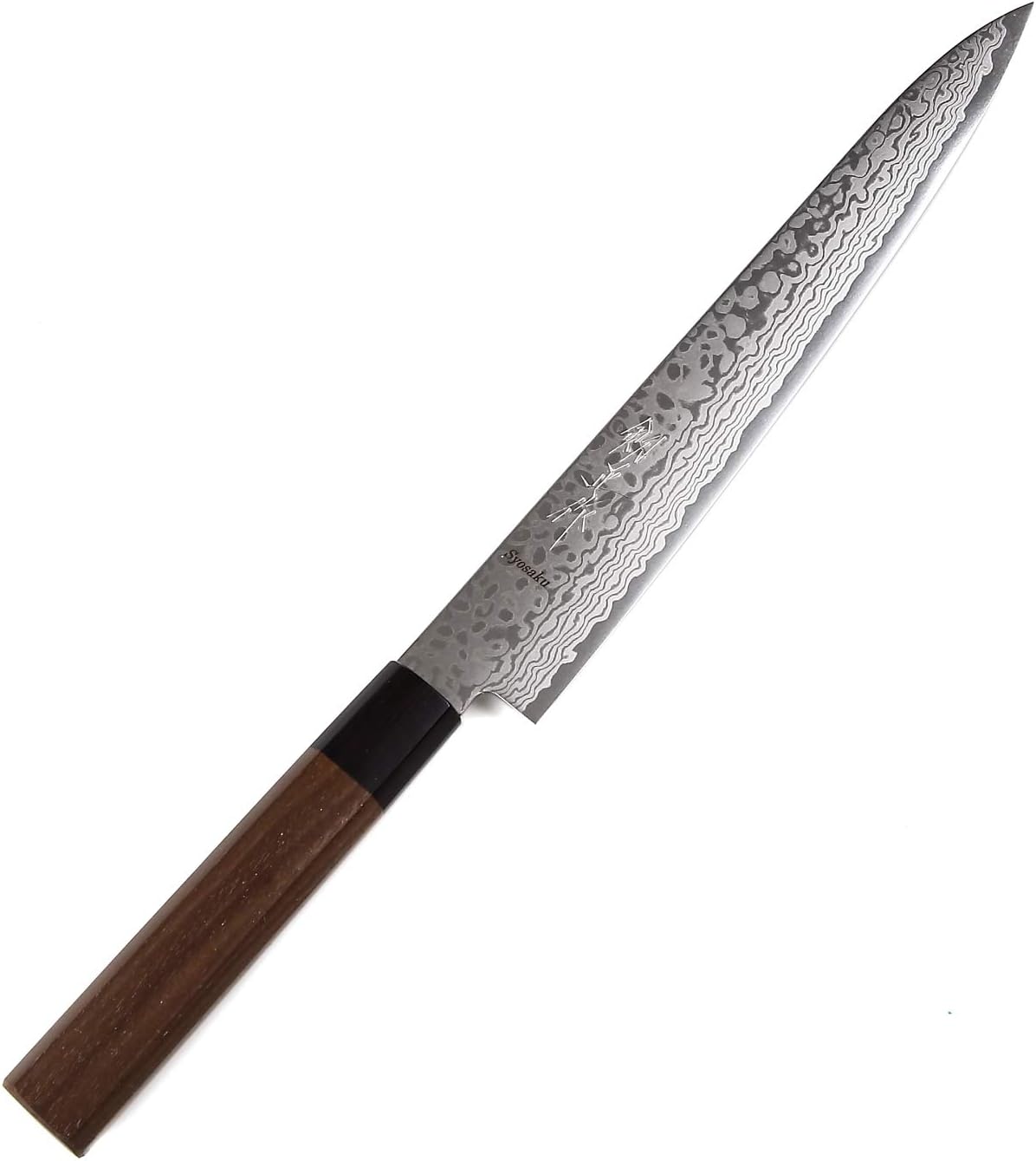 Japanese Chef Knife Damascus ZA18 69 Layer Octagonal Walnut Handle, Gyuto 8.3-inch (210mm)