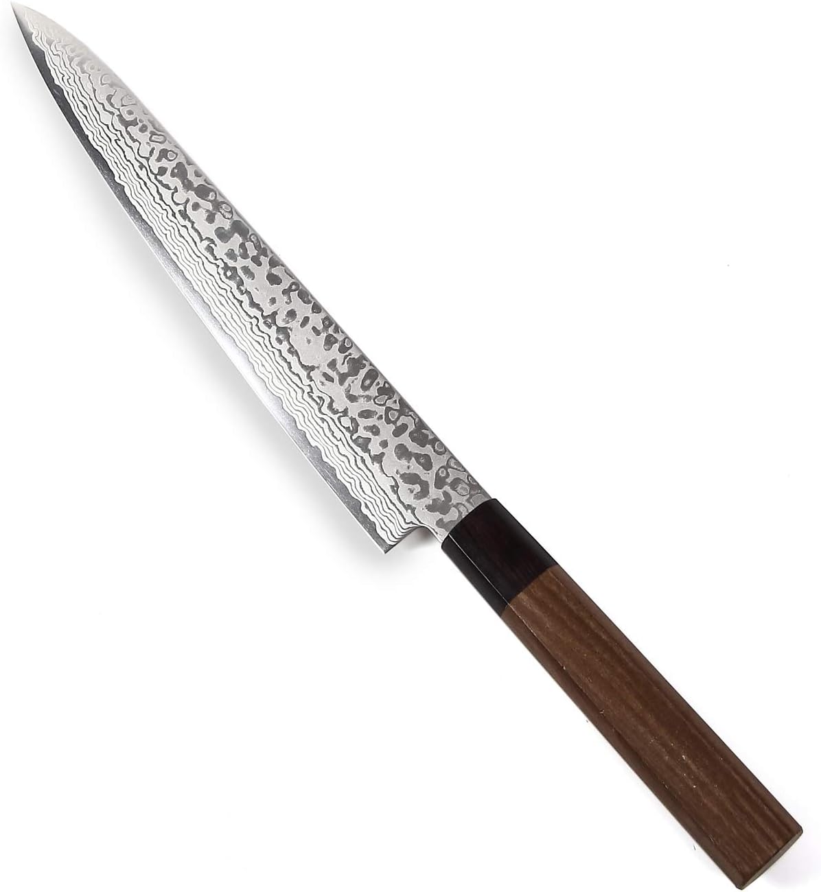 Japanese Chef Knife Damascus ZA18 69 Layer Octagonal Walnut Handle, Gyuto 8.3-inch (210mm)