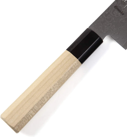 Japanese Chef Knife Damascus ZA18 69 Layer Octagonal Walnut Handle, Gyuto 8.3-inch (210mm)