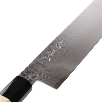 Japanese Chef Knife Damascus ZA18 69 Layer Octagonal Walnut Handle, Gyuto 8.3-inch (210mm)