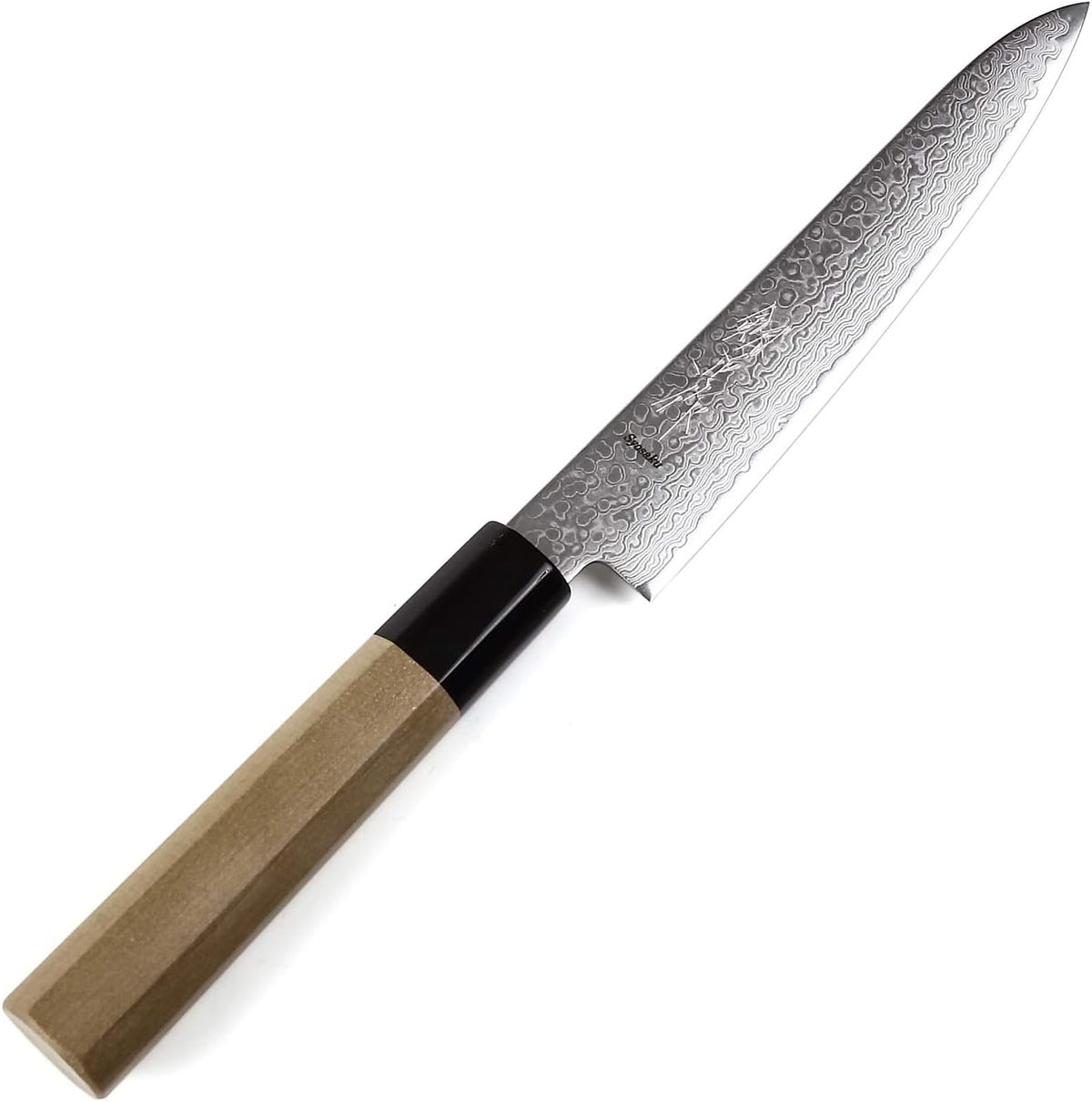 Japanese Chef Knife Damascus ZA18 69 Layer Octagonal Walnut Handle, Gyuto 8.3-inch (210mm)