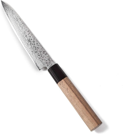 Japanese Chef Knife Damascus ZA18 69 Layer Octagonal Walnut Handle, Gyuto 8.3-inch (210mm)