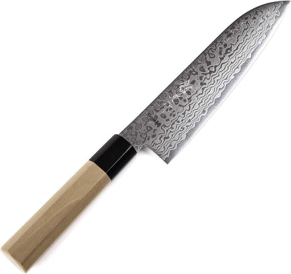 Japanese Chef Knife Damascus ZA18 69 Layer Octagonal Walnut Handle, Gyuto 8.3-inch (210mm)