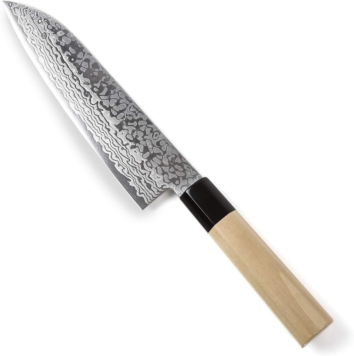 Japanese Chef Knife Damascus ZA18 69 Layer Octagonal Walnut Handle, Gyuto 8.3-inch (210mm)