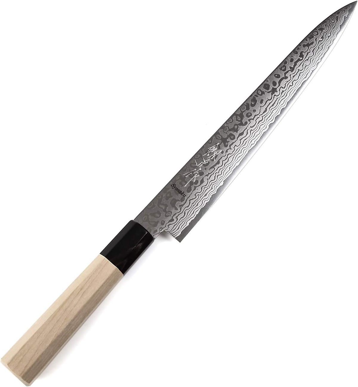 Japanese Chef Knife Damascus ZA18 69 Layer Octagonal Walnut Handle, Gyuto 8.3-inch (210mm)