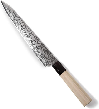 Japanese Chef Knife Damascus ZA18 69 Layer Octagonal Walnut Handle, Gyuto 8.3-inch (210mm)