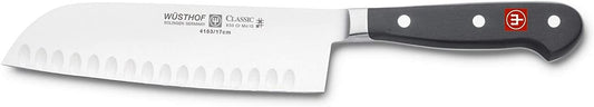 Wusthof Trident 4183 Forged Santoku with Granton Edge Knife - Classic 7" Blade