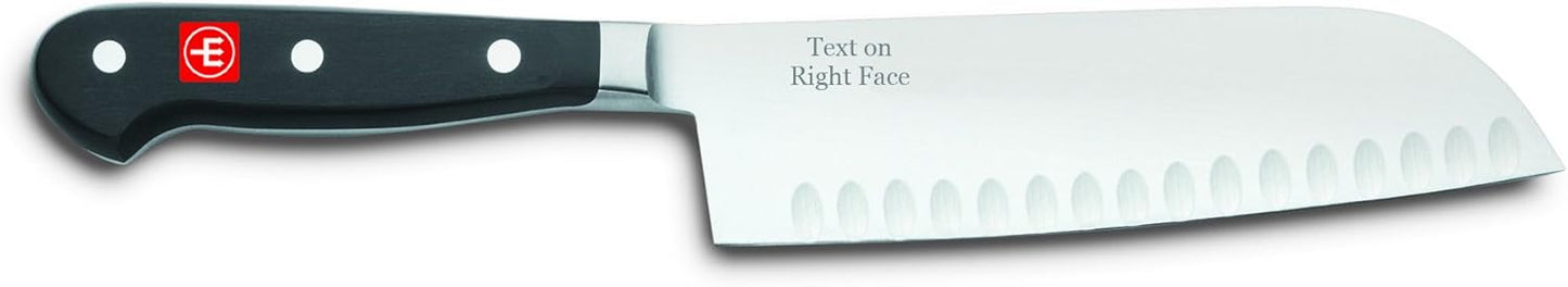 Wusthof Trident 4183 Forged Santoku with Granton Edge Knife - Classic 7" Blade