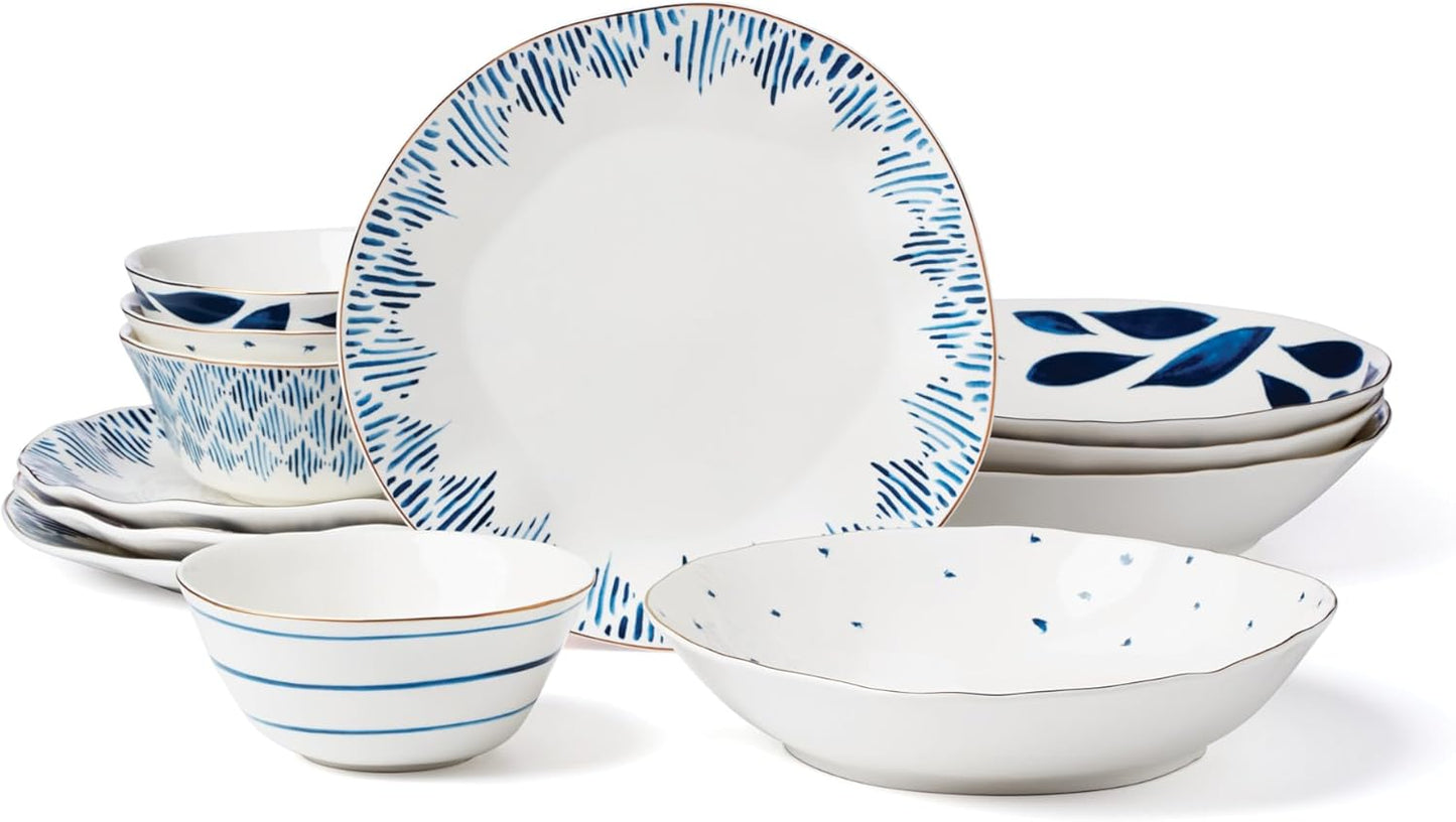 895698 Blue Bay 2-Piece Glass Cutting Board Set